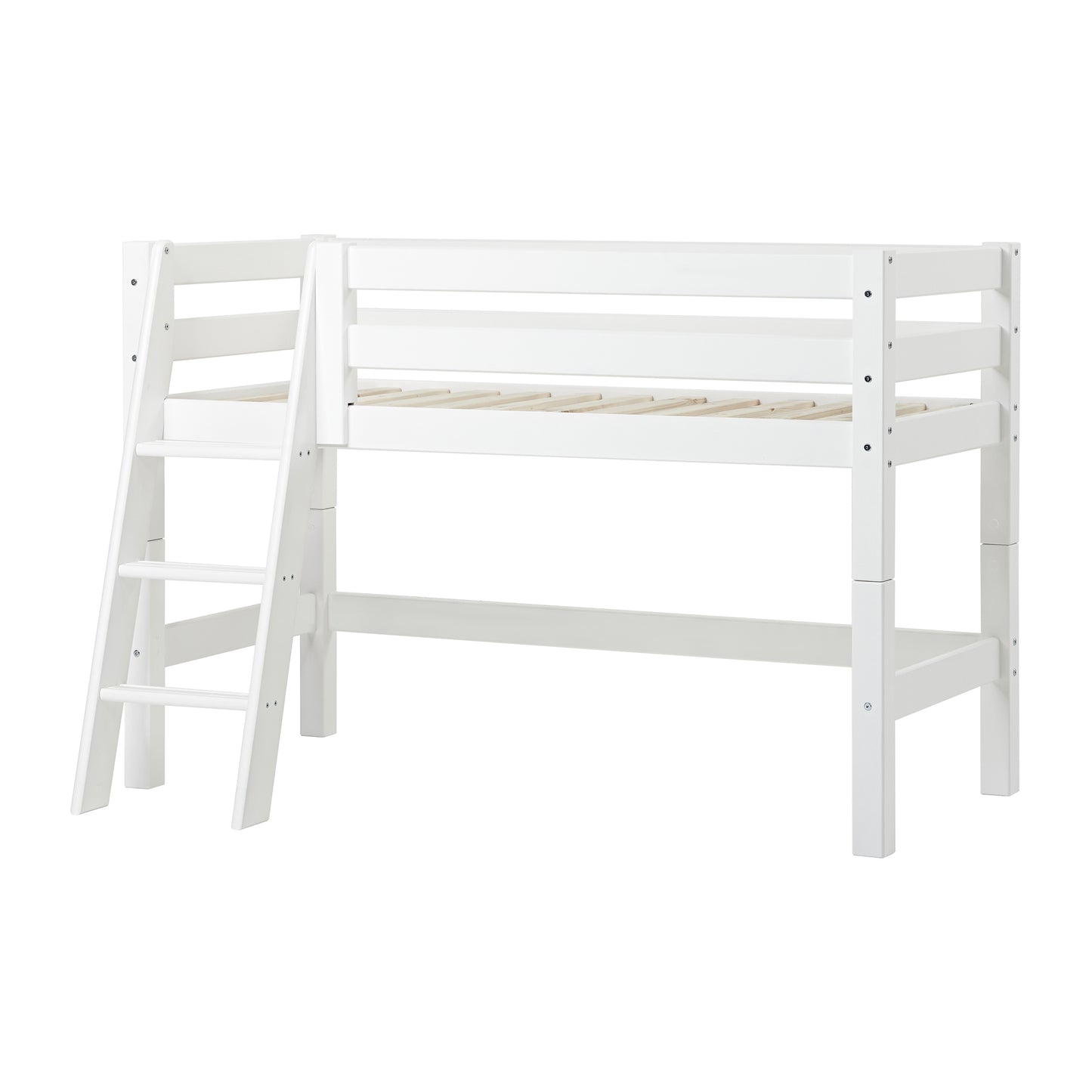 Hoppekids Eco Luxury Mid Sleeper Bed - White