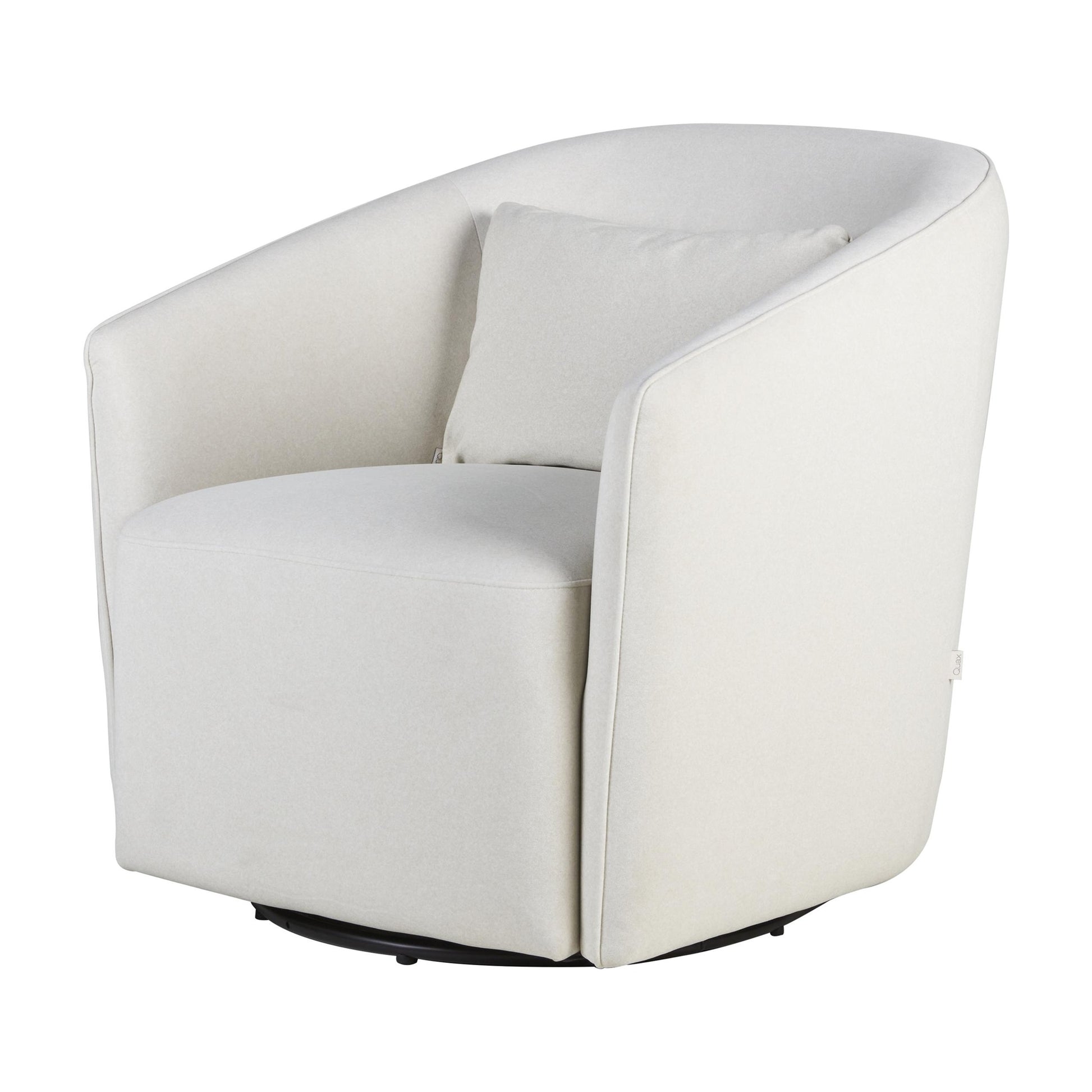 Quax Gomi Swivel & Gliding Nursing Chair - Mohair Beige