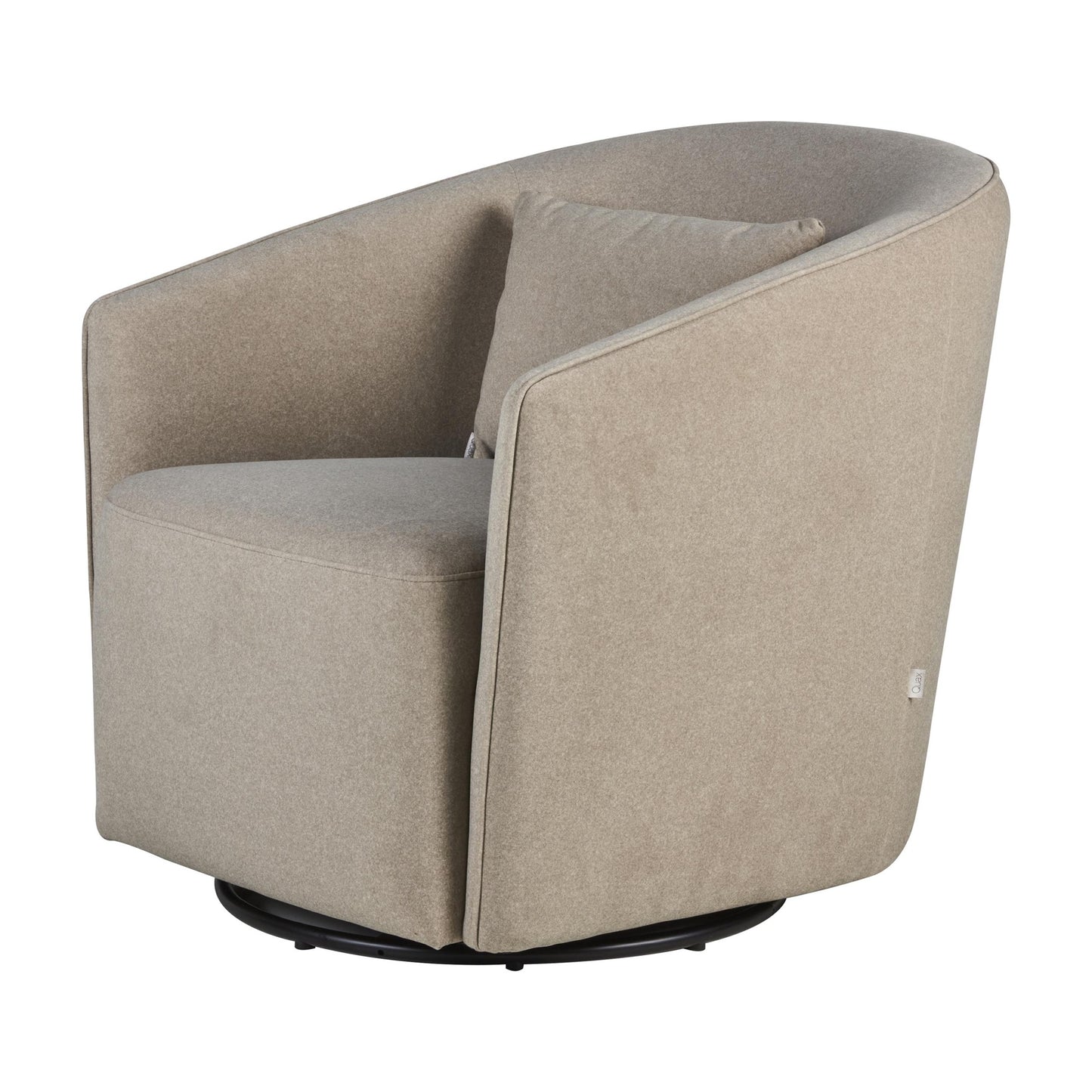 Quax Gomi Swivel & Gliding Nursing Chair - Mohair Latte