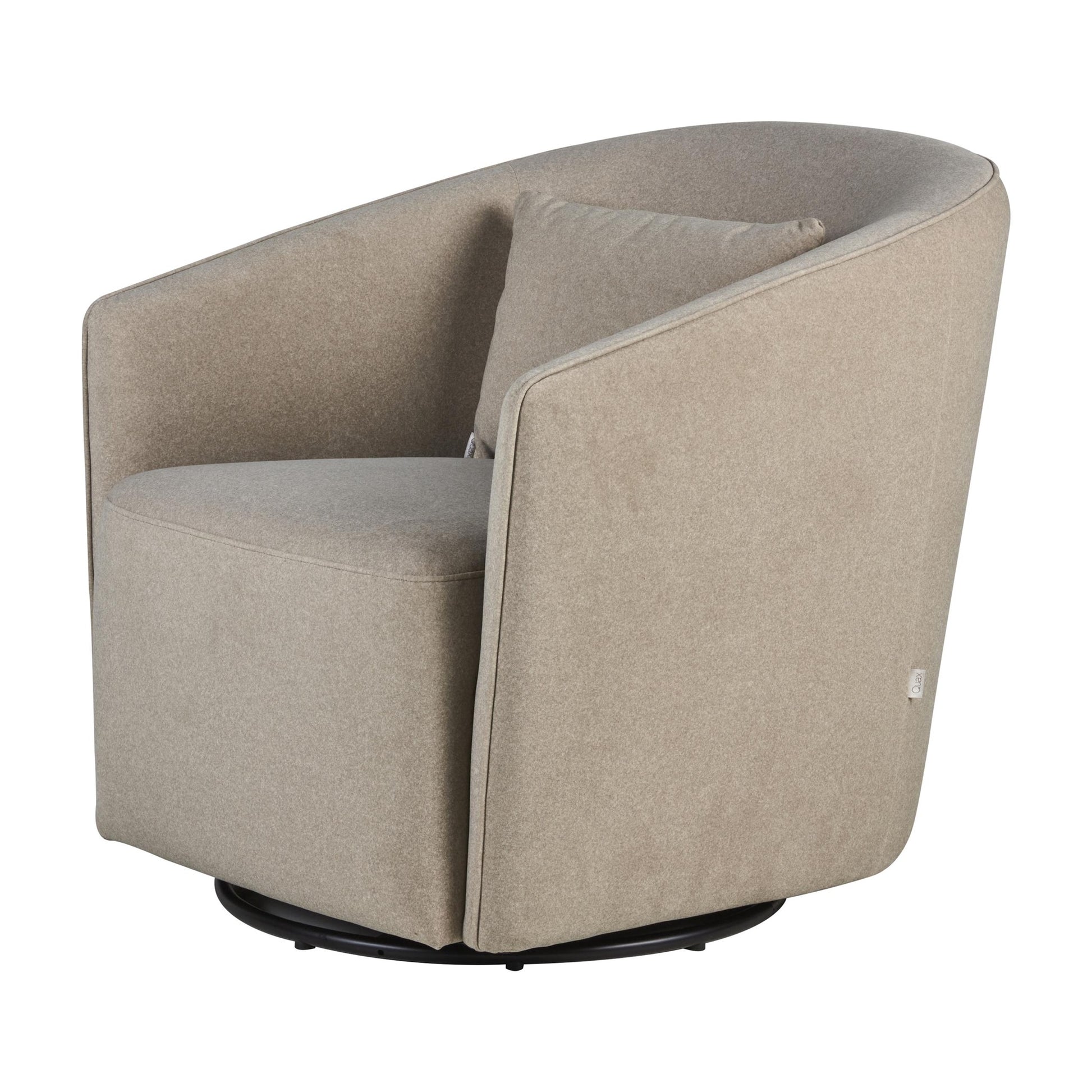 Quax Gomi Swivel & Gliding Nursing Chair - Mohair Latte