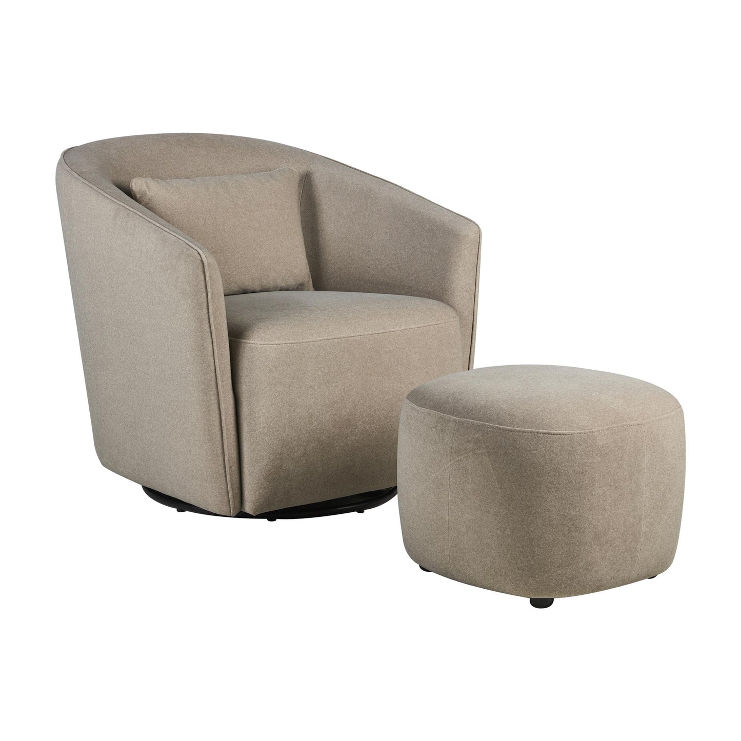 Quax Gomi Swivel & Gliding Nursing Chair - Mohair Latte