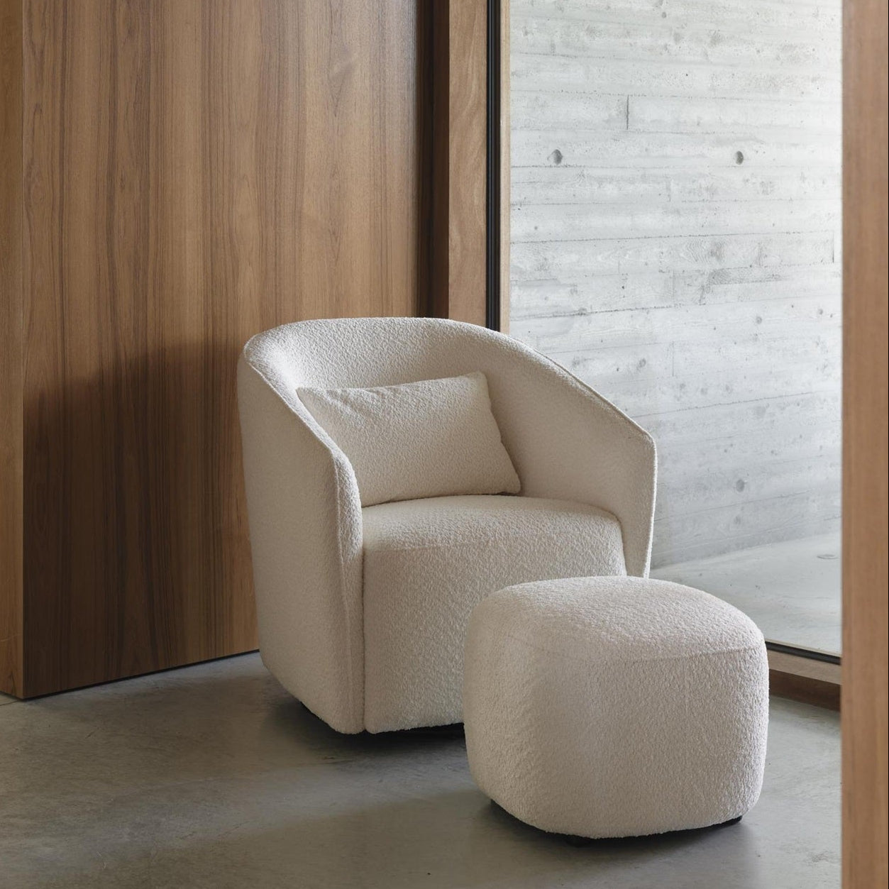 Quax Gomi Ottoman - Cream