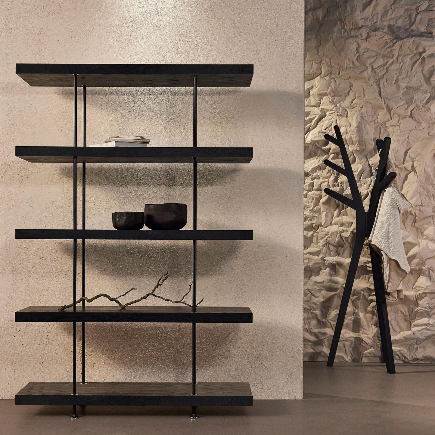 Quax Hai No Ki Bookcase - Black Ash