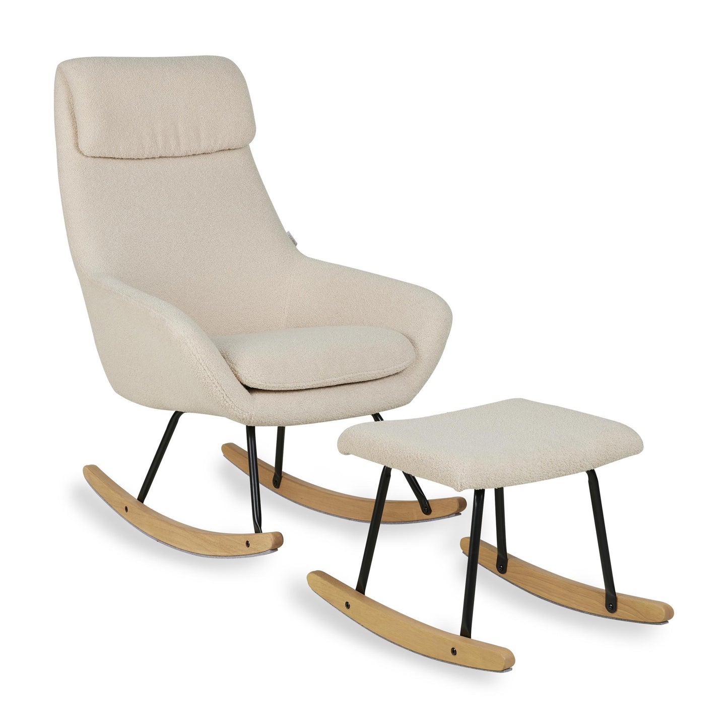 Quax Nordic Rocking Nursing Chair - Sheep Beige