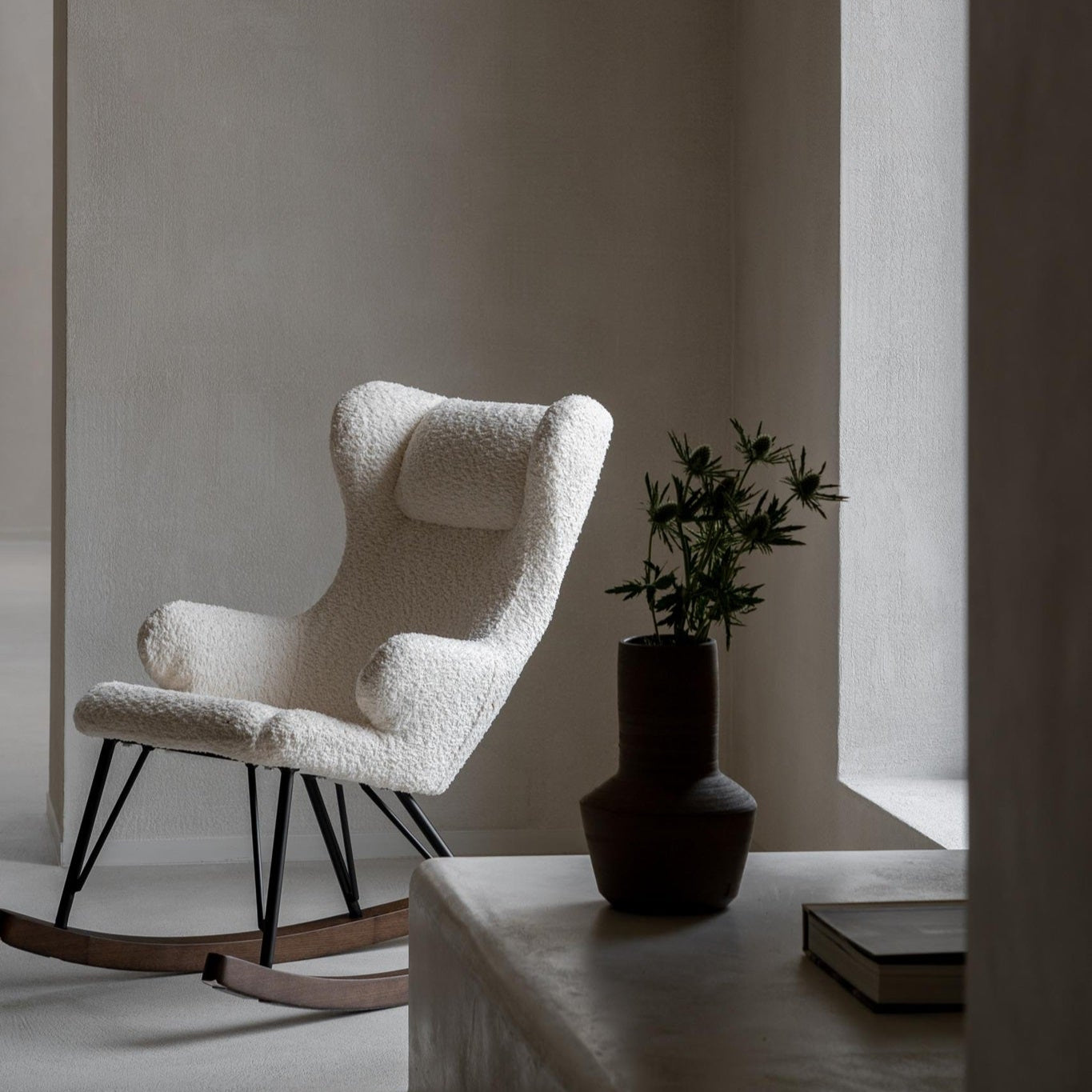 Quax De Luxe Kids Rocking Chair - Cream
