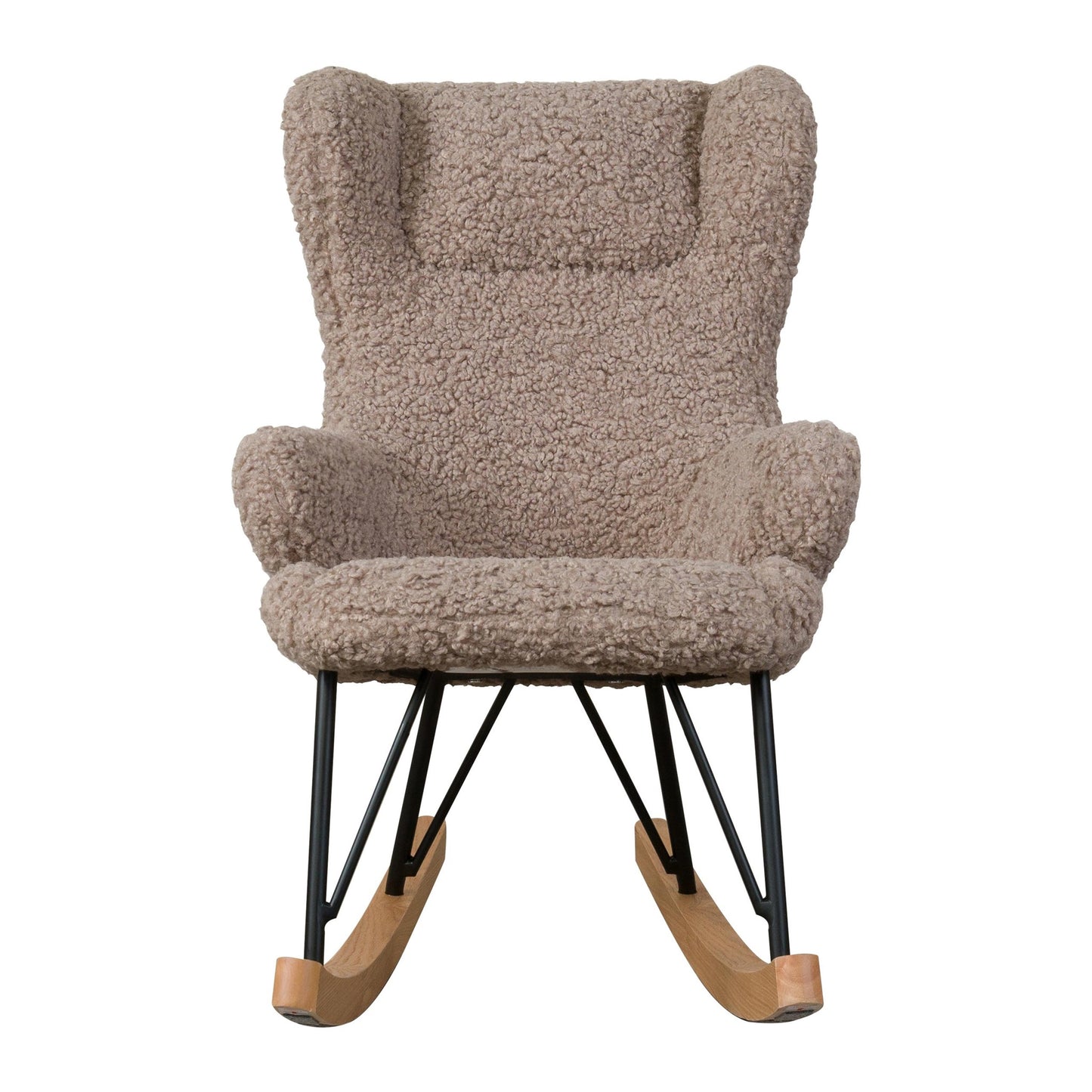 Quax De Luxe Kids Rocking Chair - Teddy/Stone