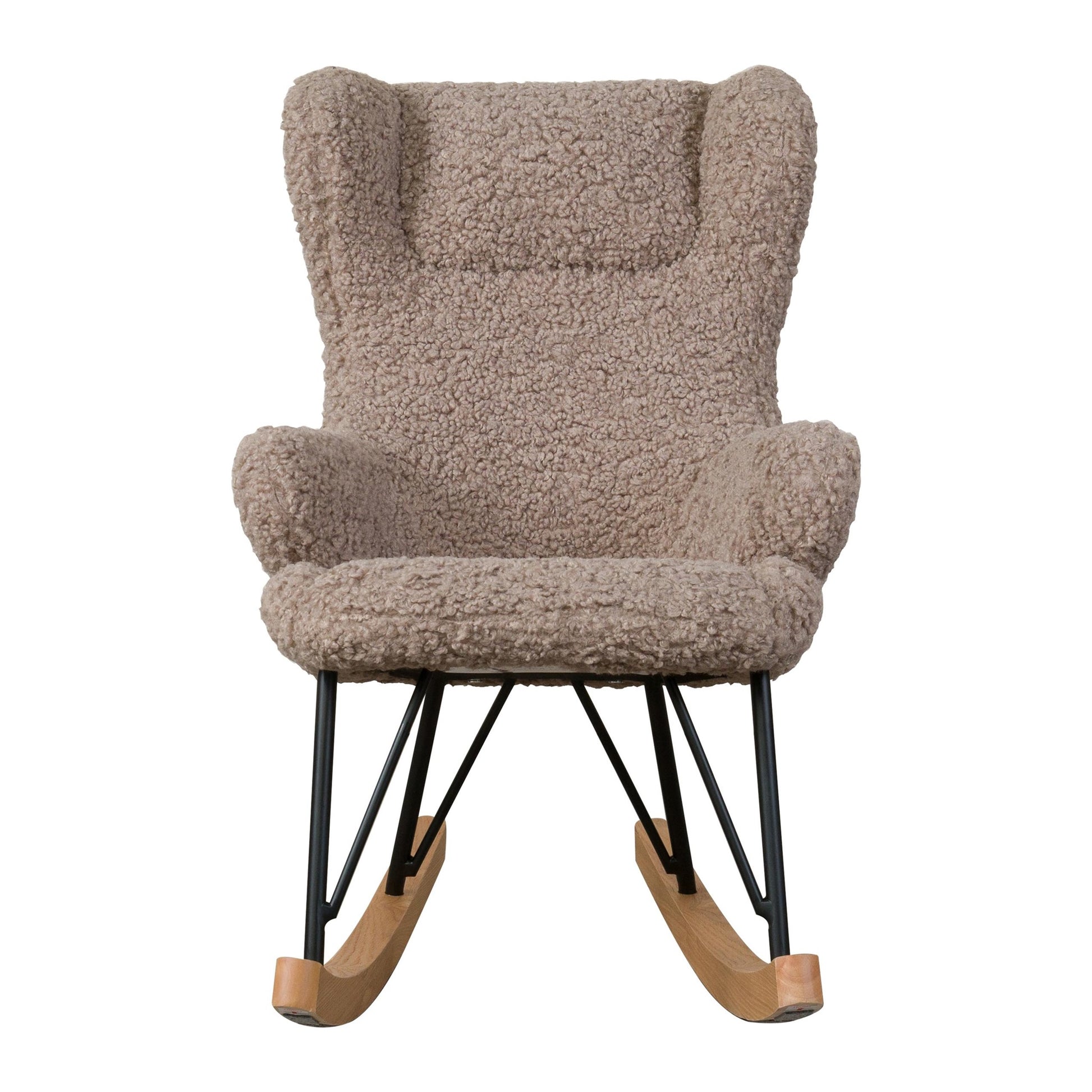 Quax De Luxe Kids Rocking Chair - Teddy/Stone