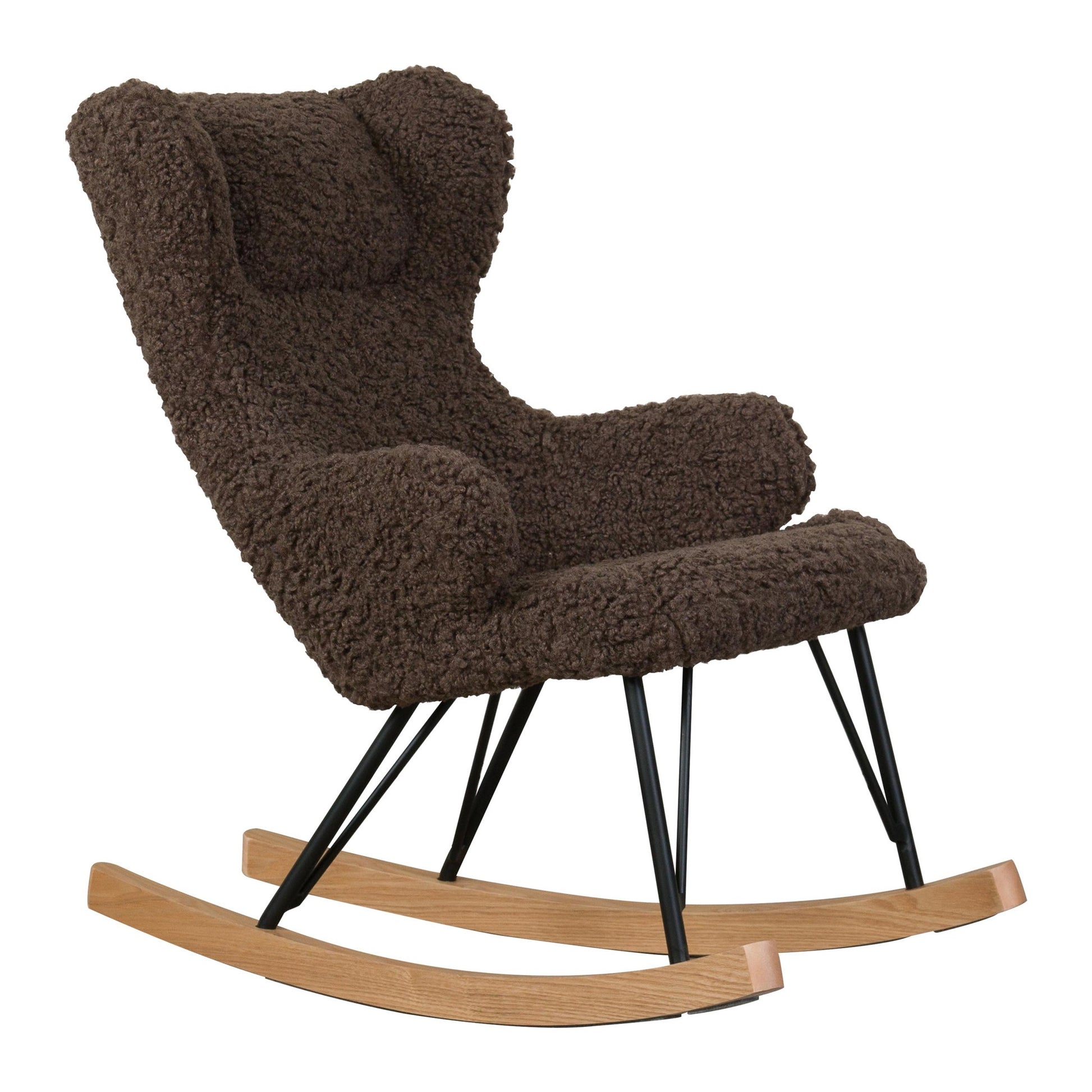 Quax De Luxe Kids Rocking Chair - Teddy/Bison