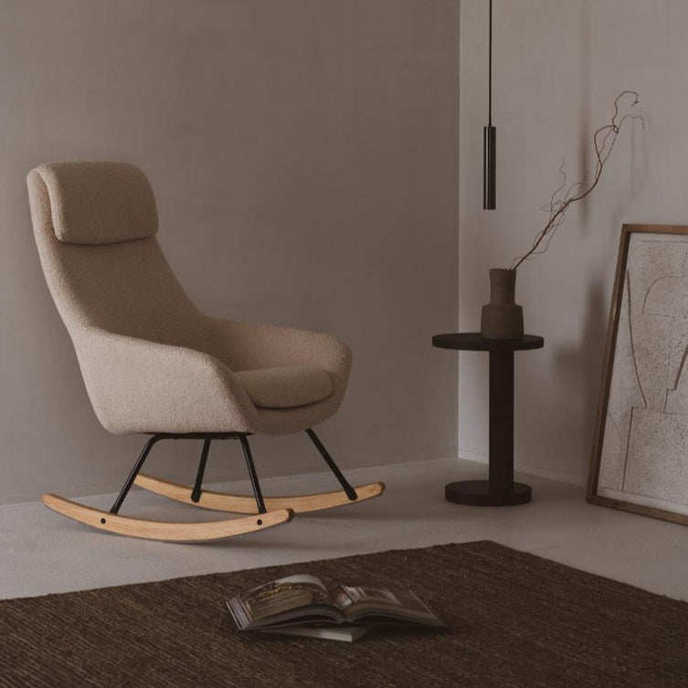 Quax Nordic Rocking Nursing Chair - Sheep Beige