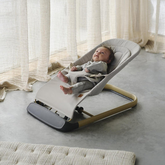 Quax Baby Bouncer with Reducer Pillow - Clay