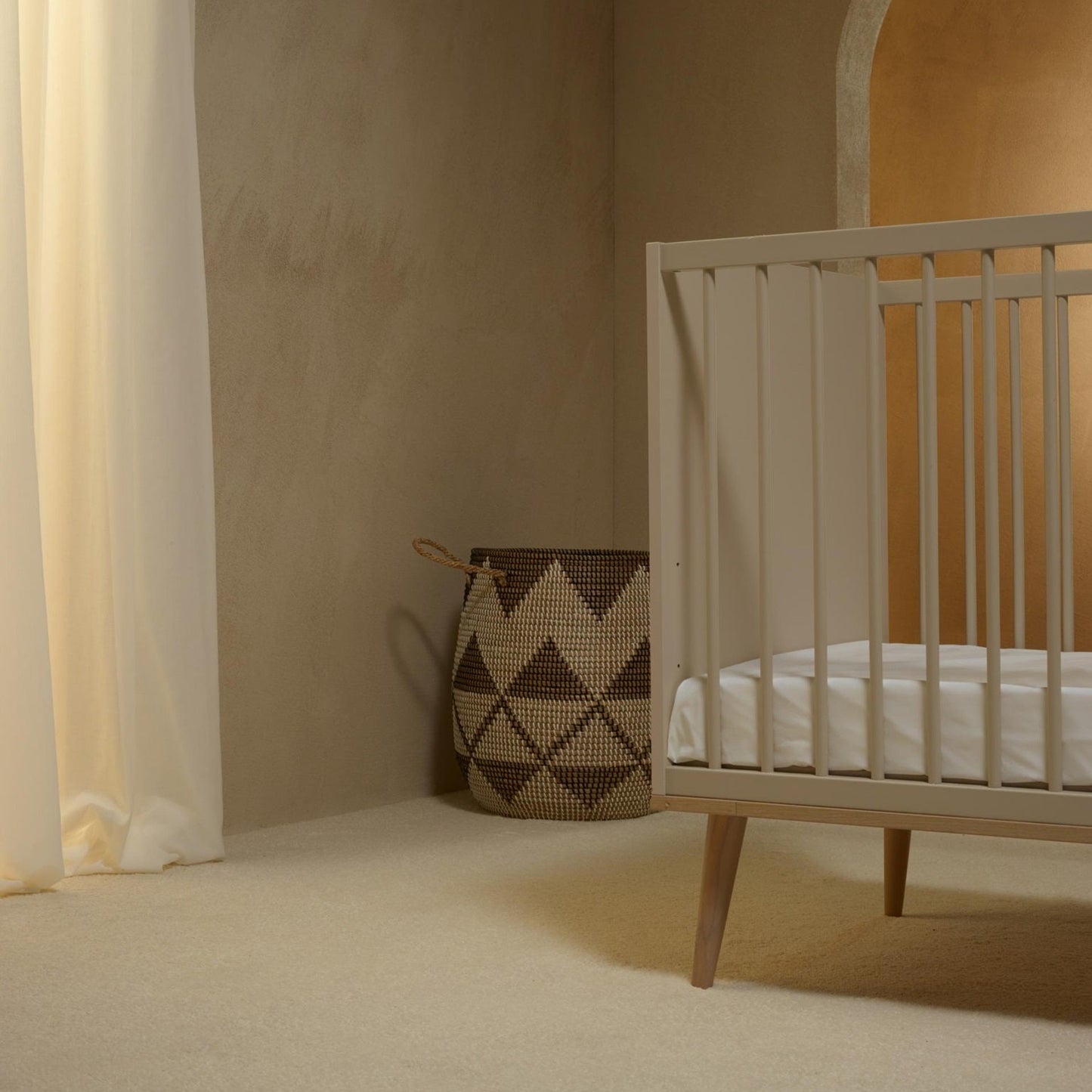 Quax Flow Cot - 120 x 60cm - Clay