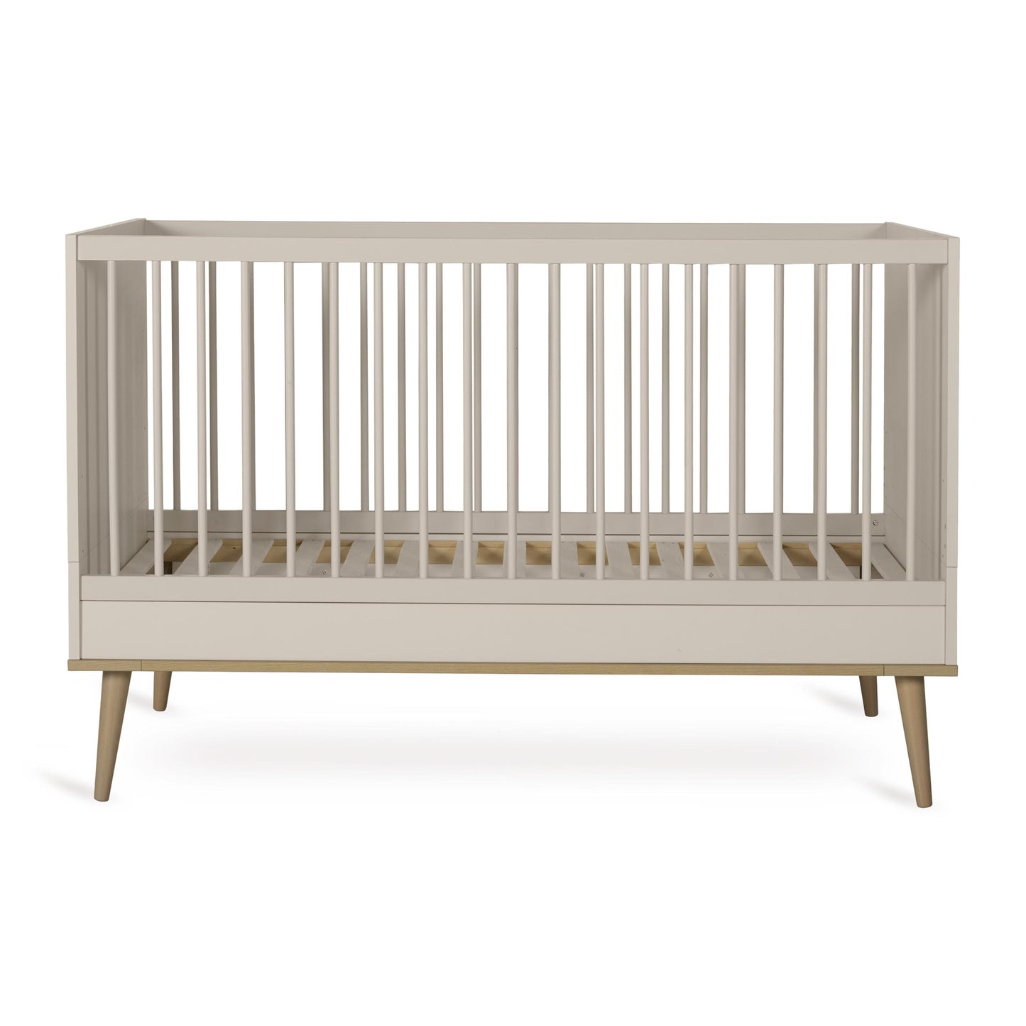 Quax Flow Convertible Cot Bed - 140 x 70 cm - Clay