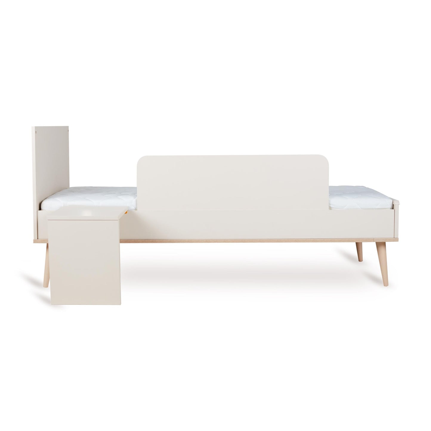 Quax Flow Convertible Cot Bed - 140 x 70 cm - Clay