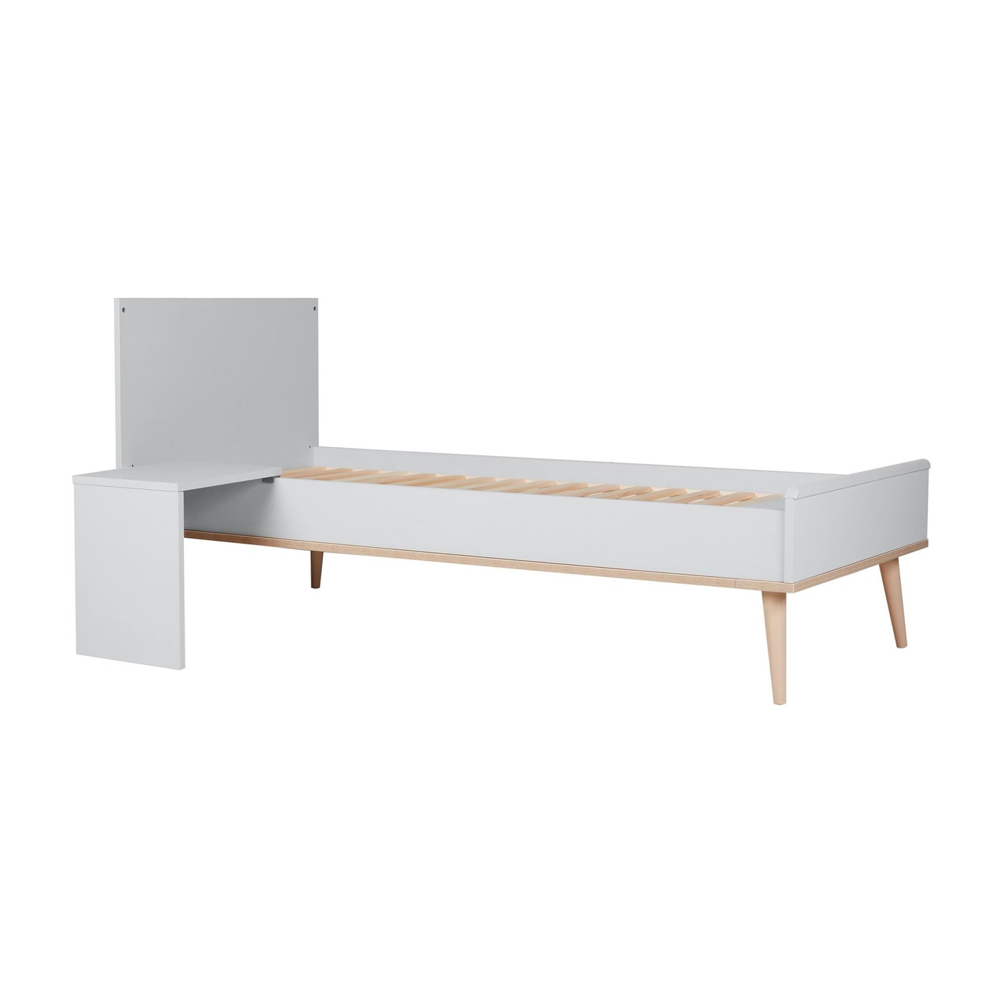Quax Flow Convertible Cot Bed - 140 x 70 cm - White