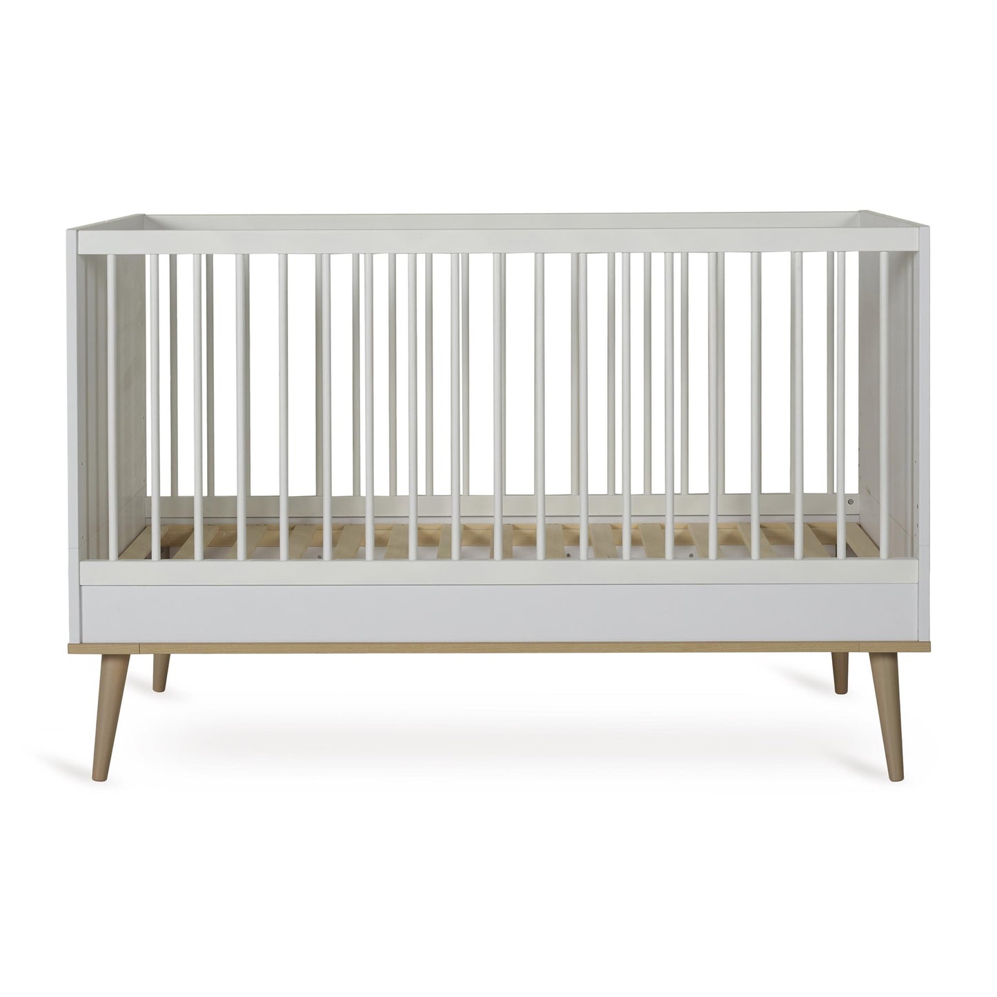 Quax Flow Convertible Cot Bed - 140 x 70 cm - White