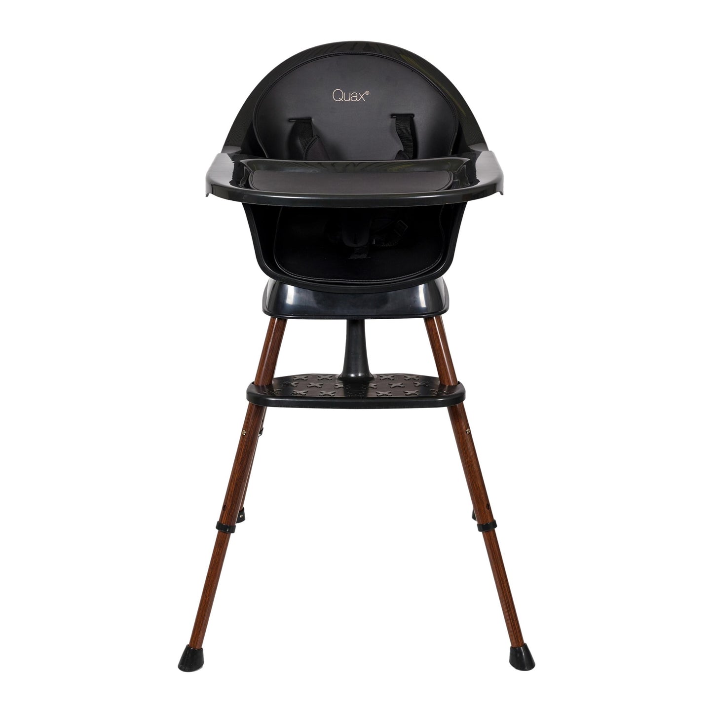 Quax Ultimo 3 Luxe Highchair - Black/Walnut