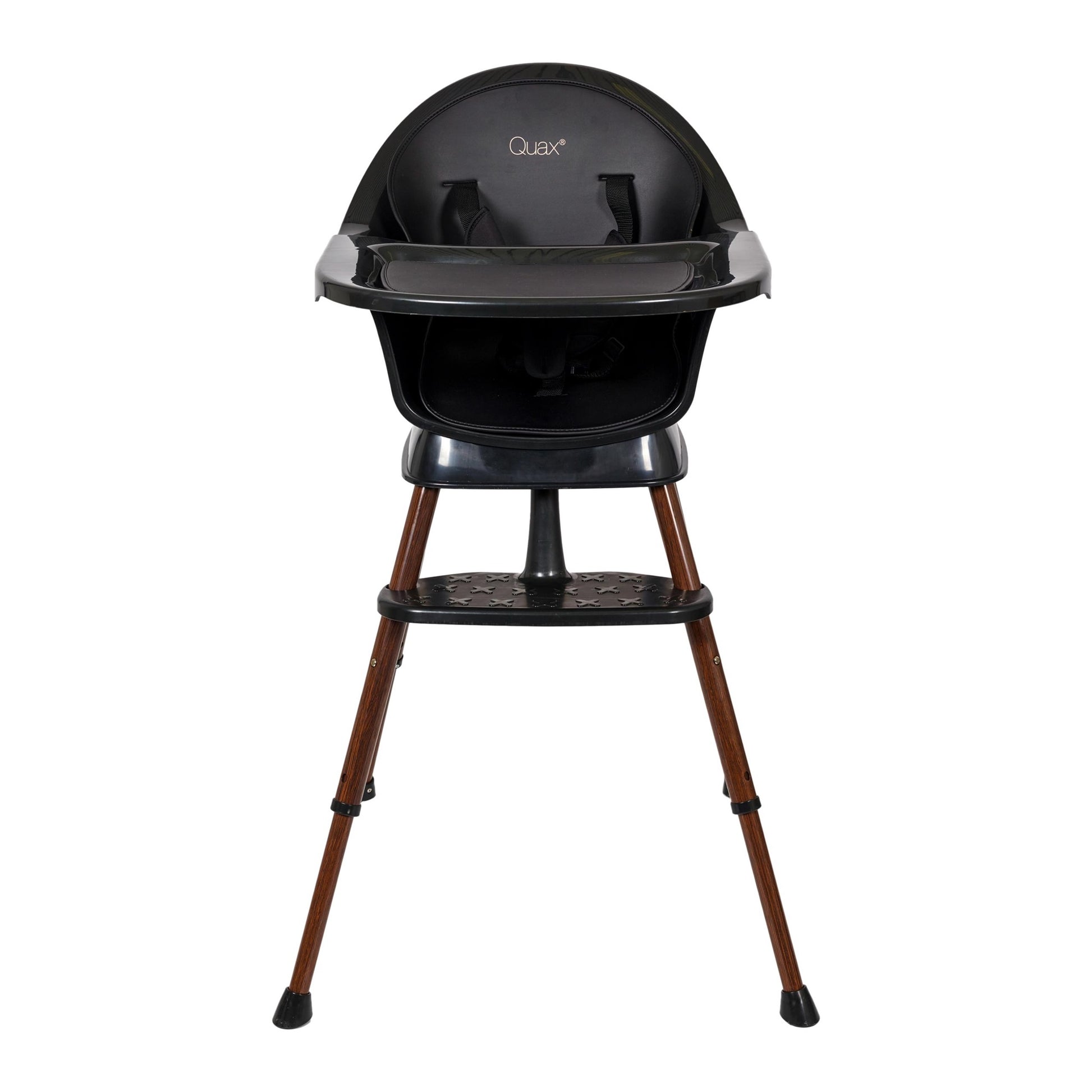 Quax Ultimo 3 Luxe Highchair - Black/Walnut