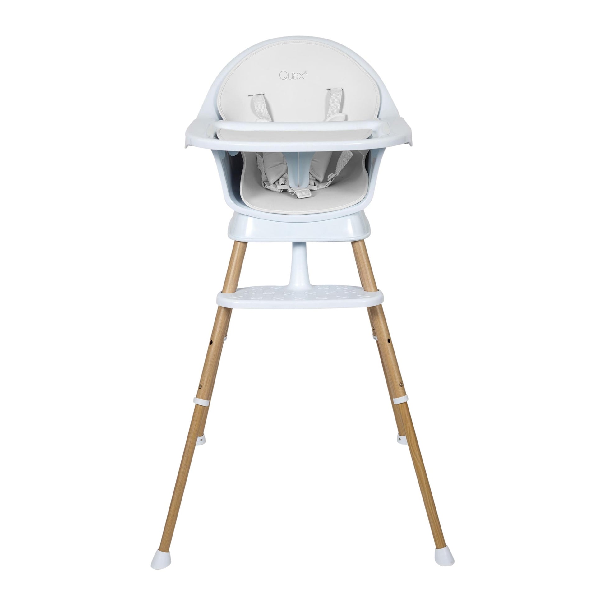 Quax Ultimo 3 Luxe Highchair - White/Natural