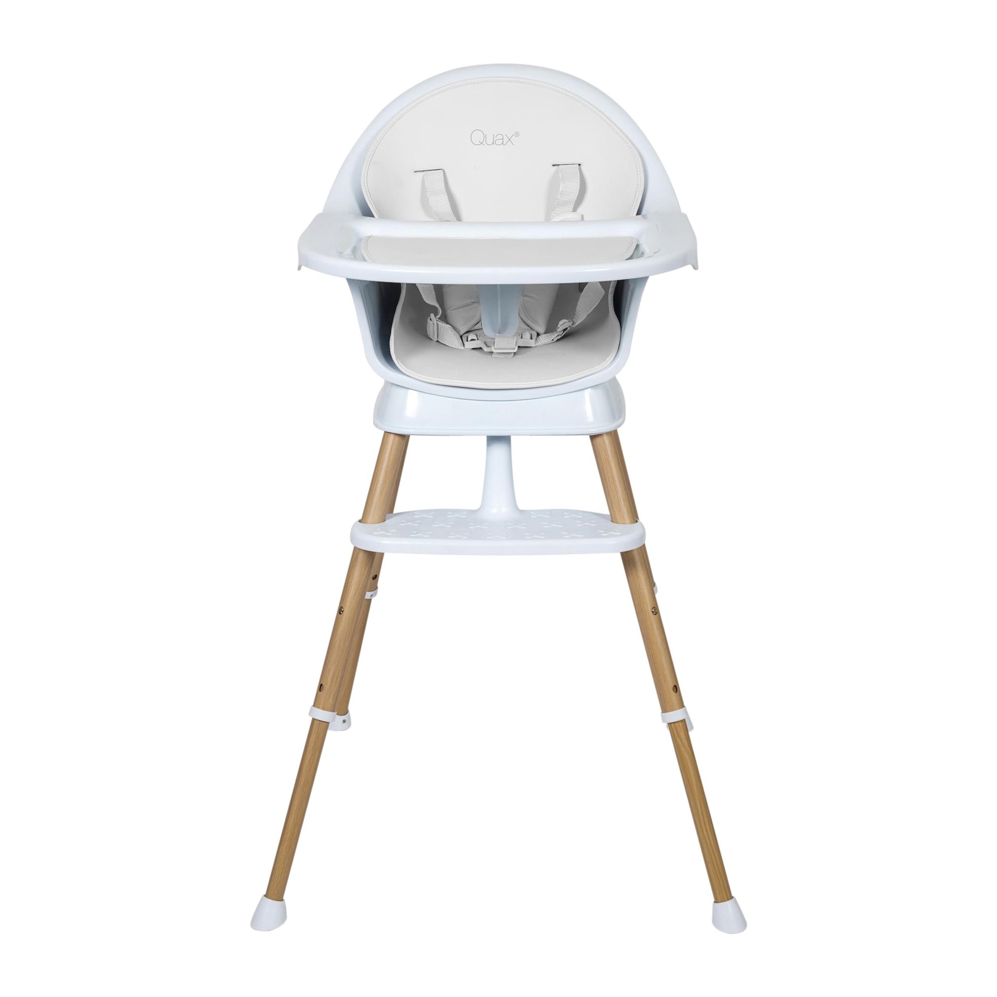 Quax Ultimo 3 Luxe Highchair - White/Natural