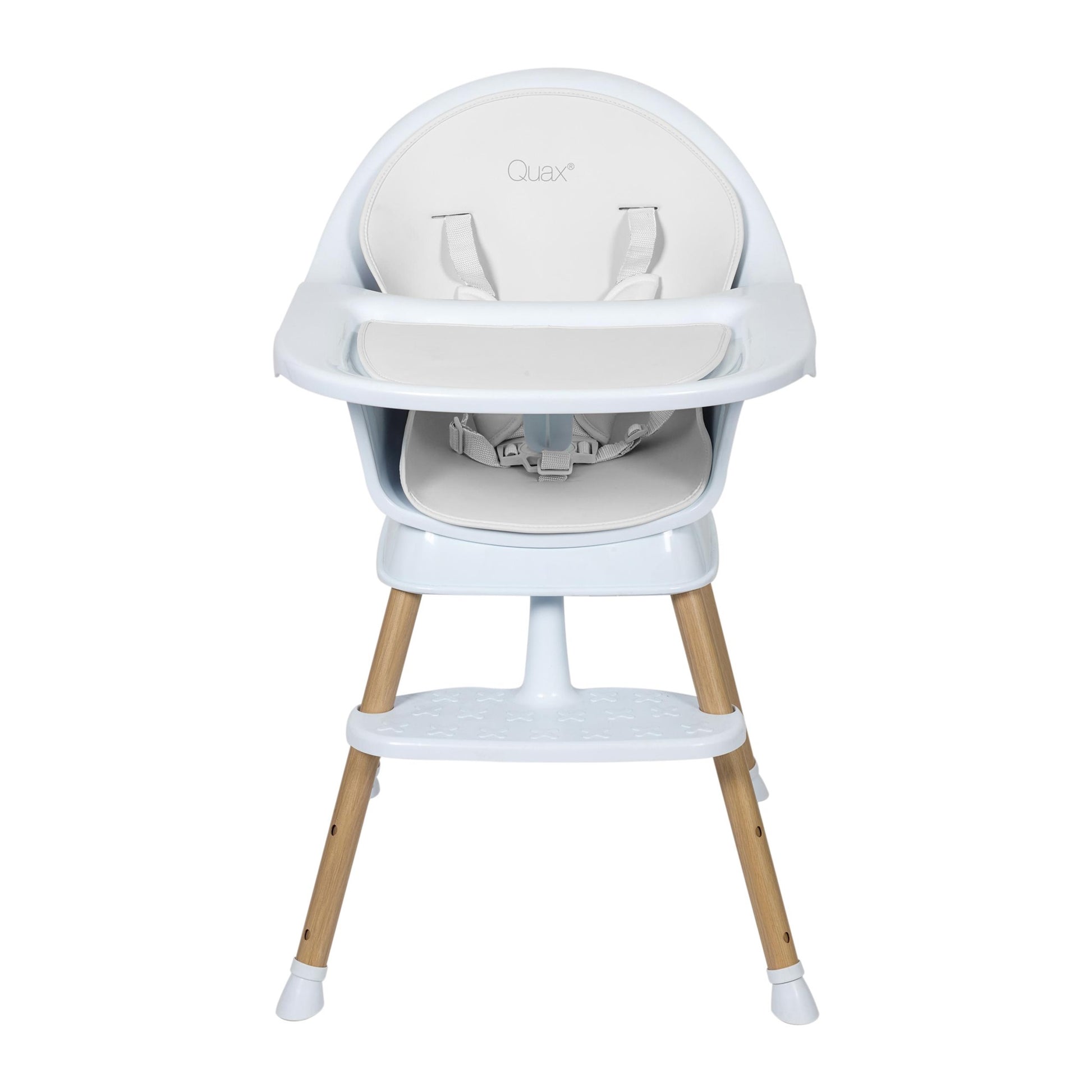Quax Ultimo 3 Luxe Highchair - White/Natural
