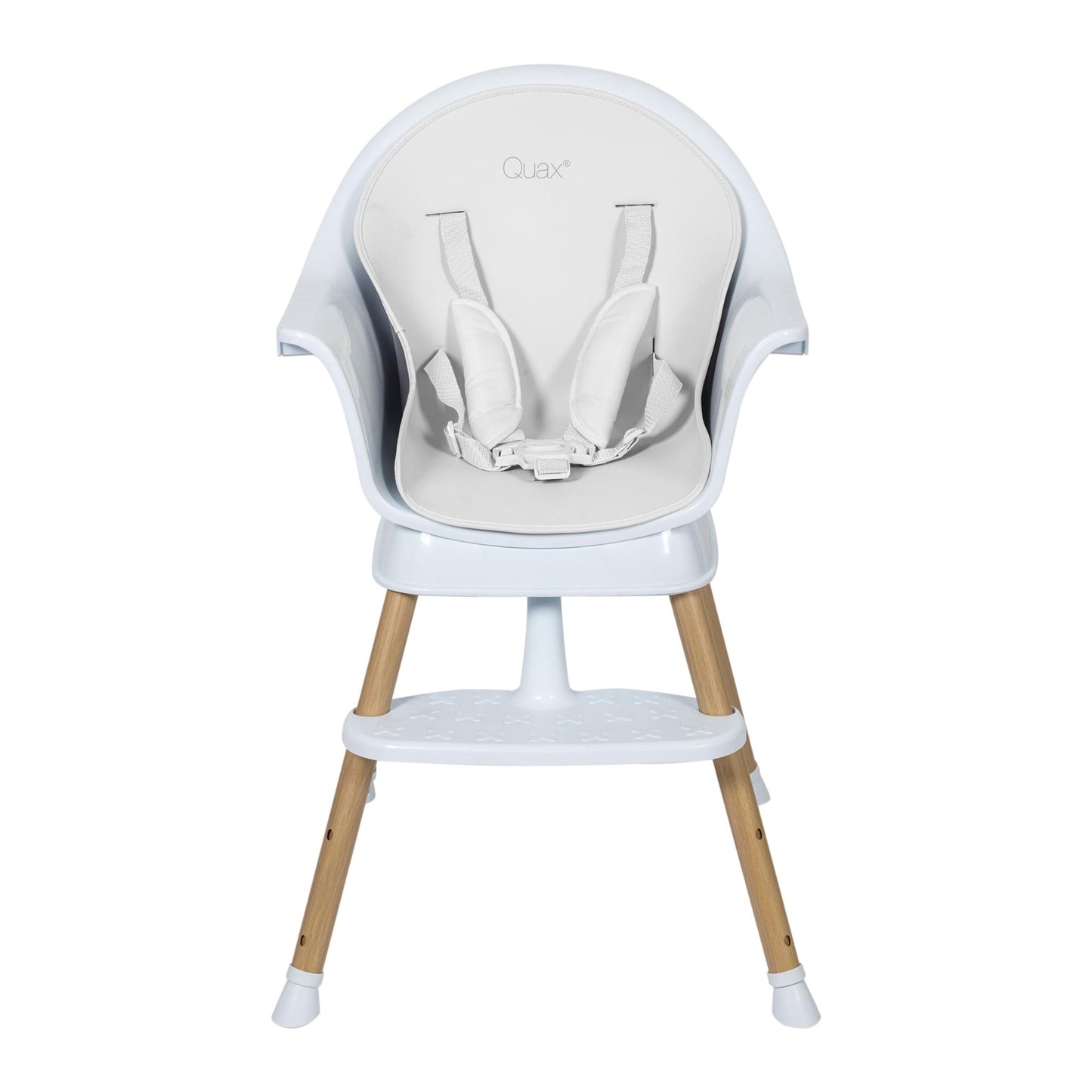Quax Ultimo 3 Luxe Highchair - White/Natural