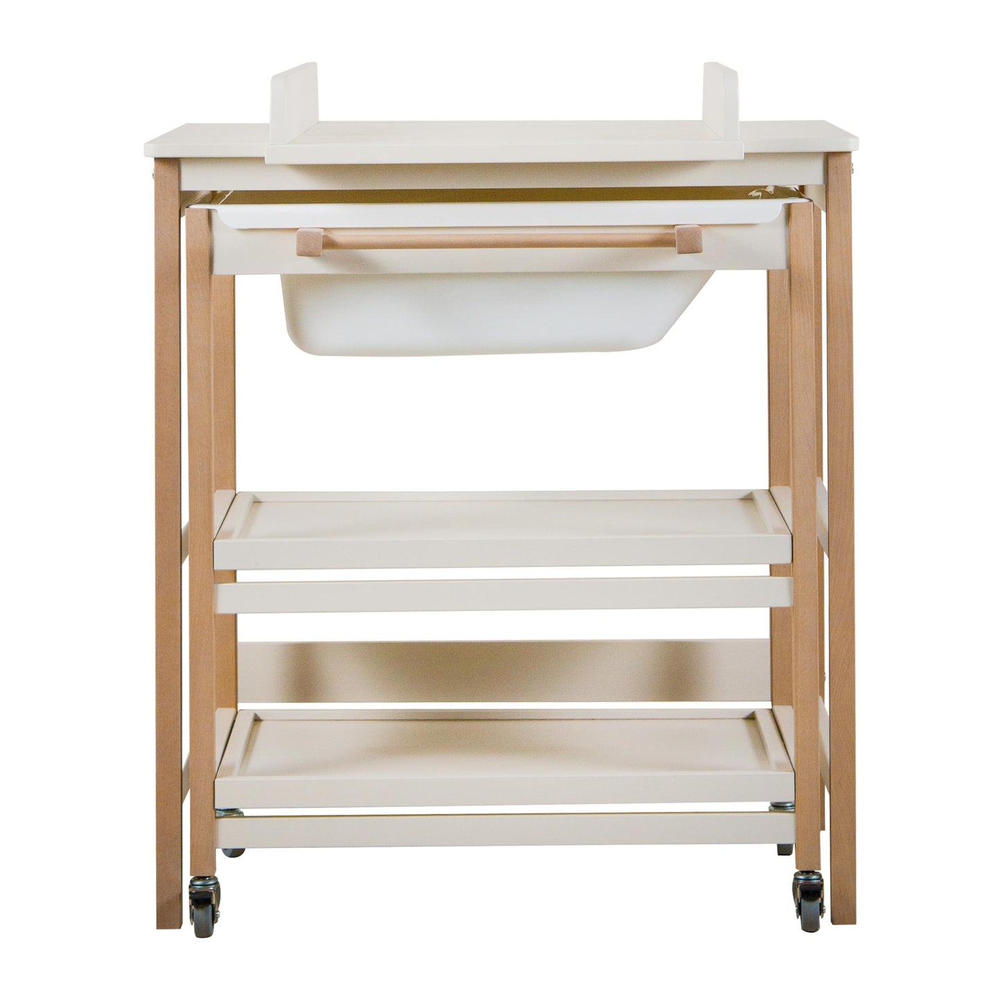 Quax Changing Table with Bath - Clay/Natural