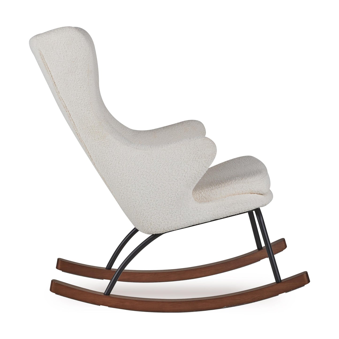 Quax De Luxe Adult Rocking Nursing Chair - Teddy/Cream
