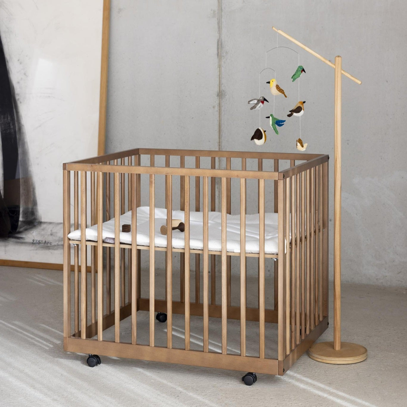 Quax Mori Playpen - Walnut