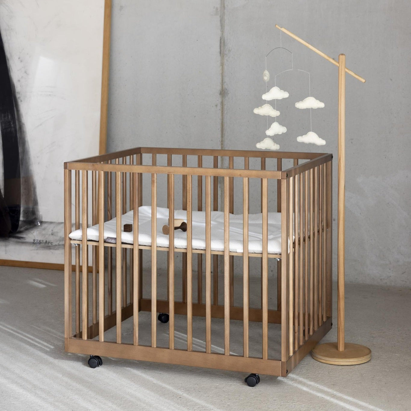 Quax Mori Playpen - Walnut