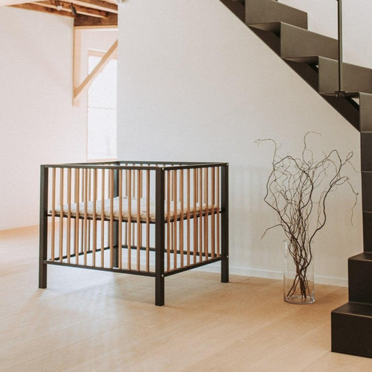 Quax Nordic Playpen - Black/Natural