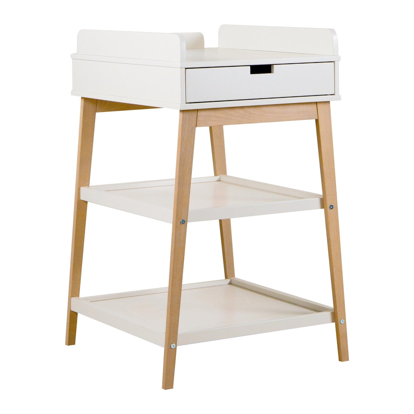 Quax Hip Changing Table with Drawer - Clay/Natural