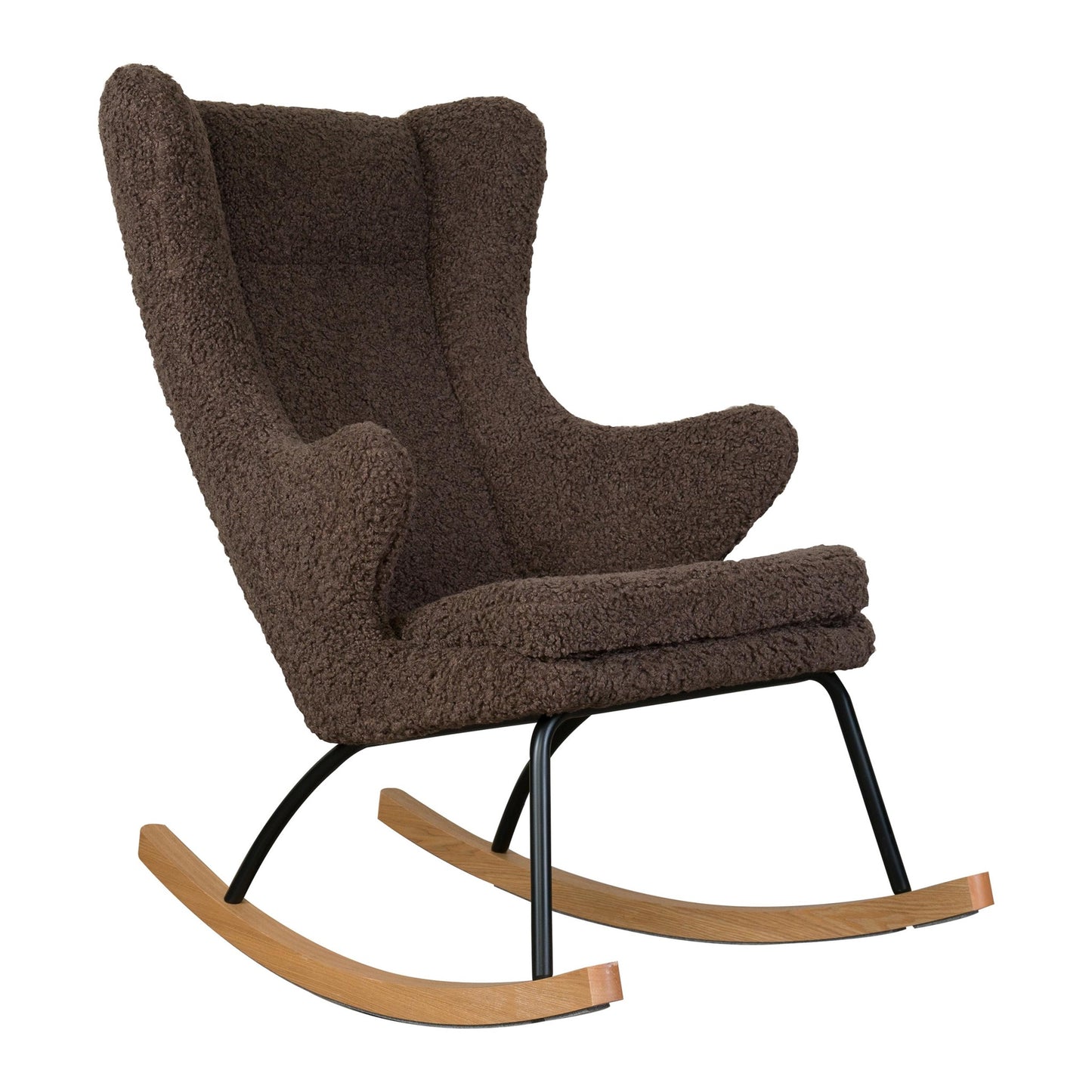 Quax De Luxe Adult Rocking Nursing Chair - Teddy/Bison