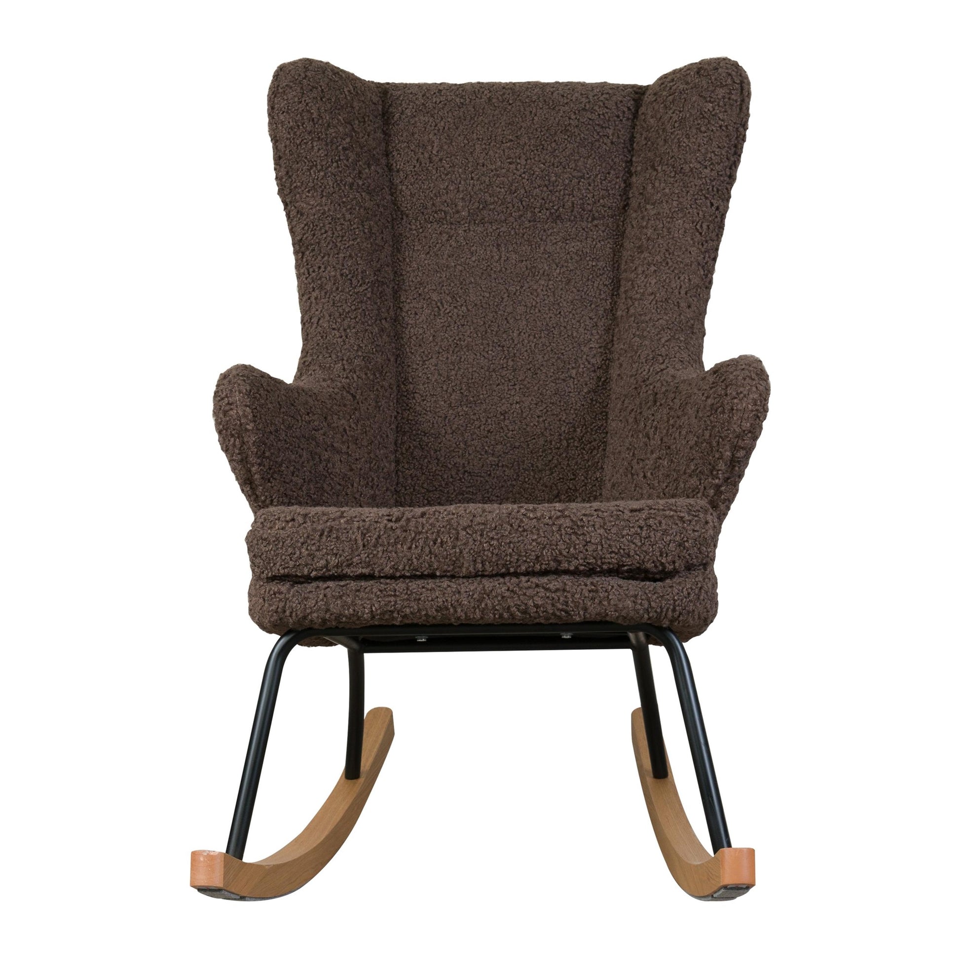 Quax De Luxe Adult Rocking Nursing Chair - Teddy/Bison