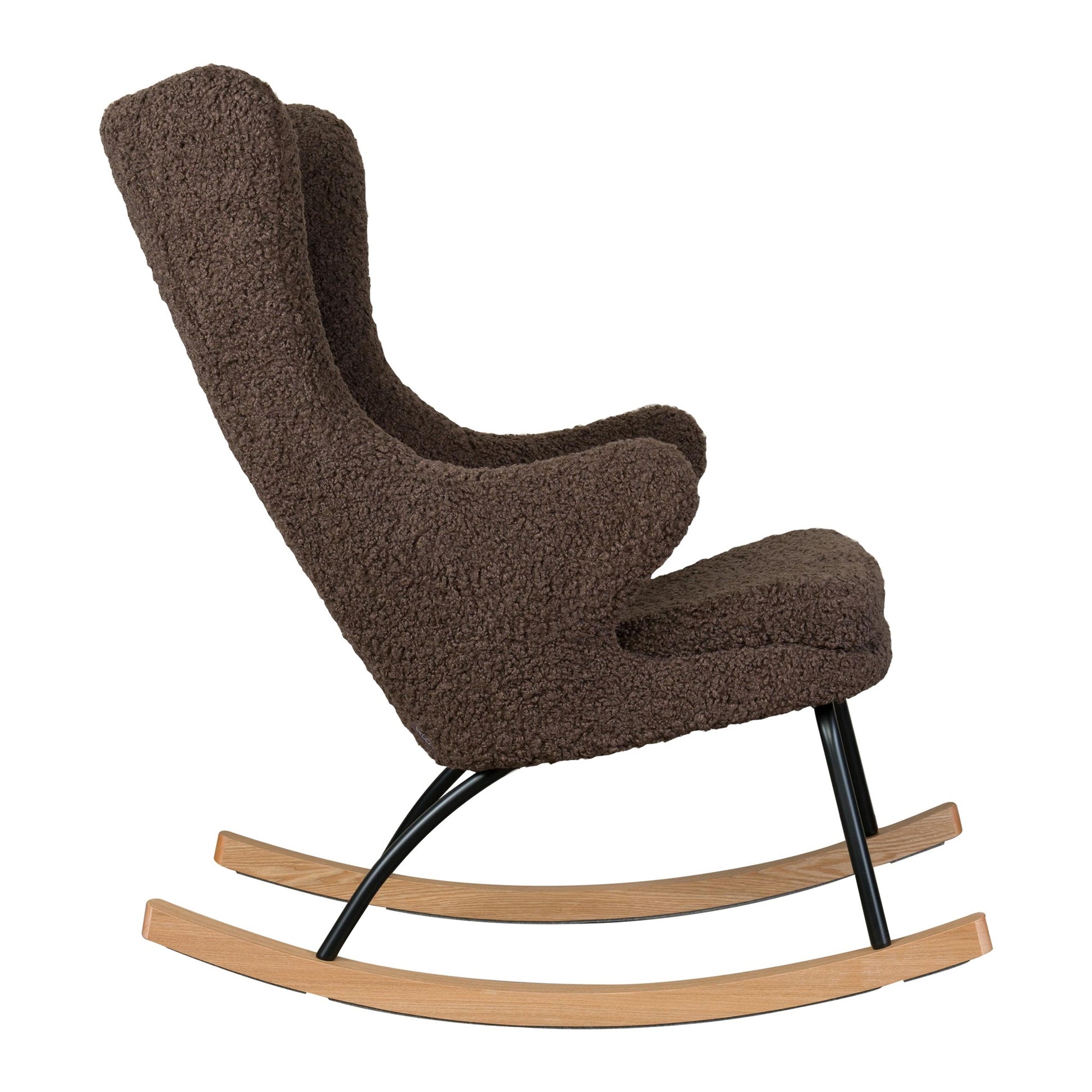 Quax De Luxe Adult Rocking Nursing Chair - Teddy/Bison