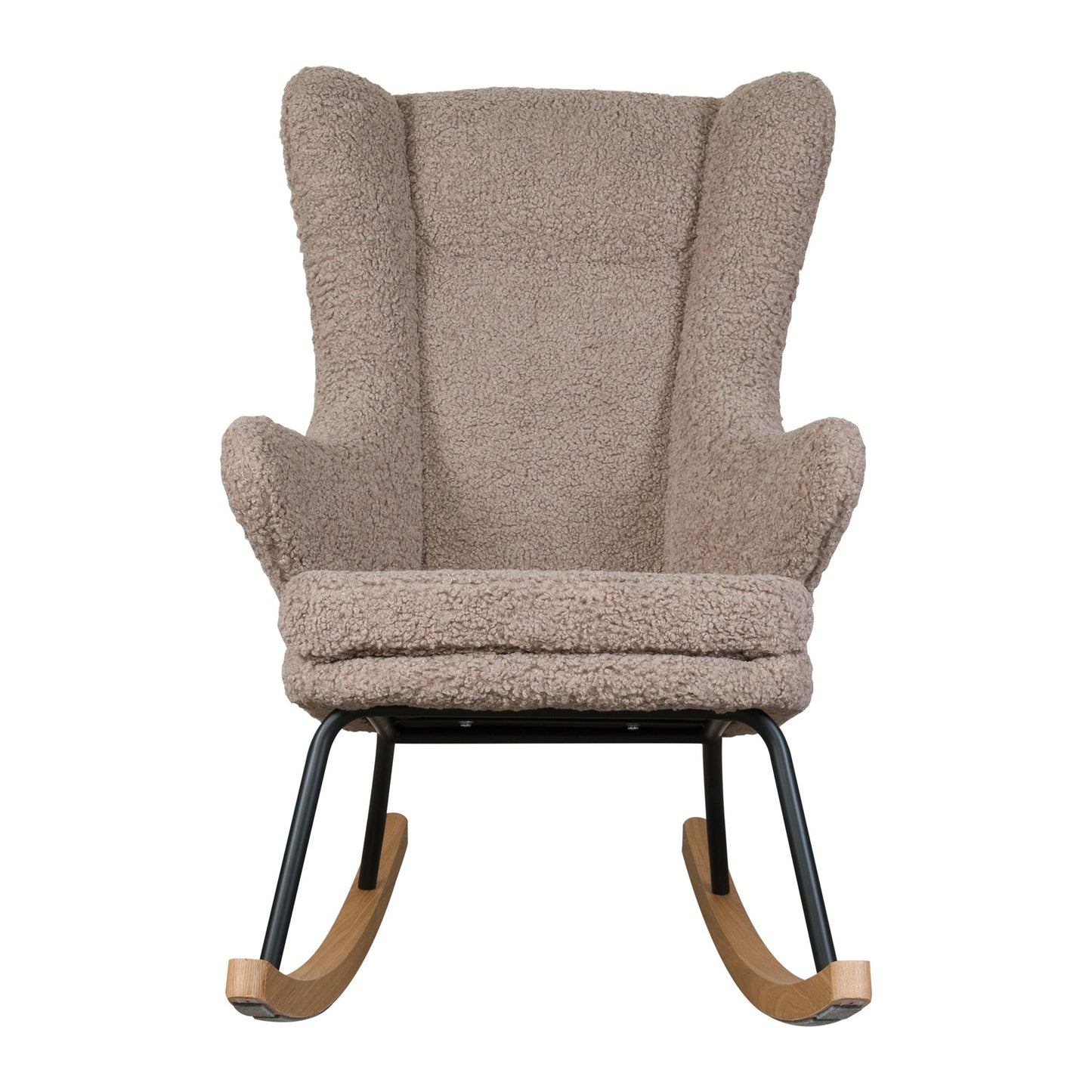 Quax De Luxe Adult Rocking Nursing Chair - Teddy/Stone