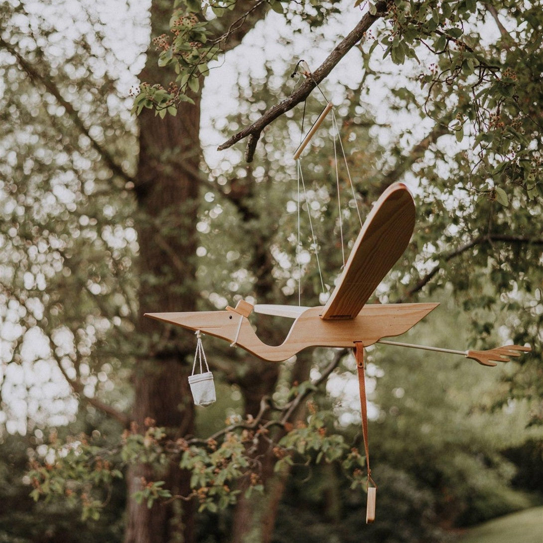 Quax Large Wooden Mobile - Pelican