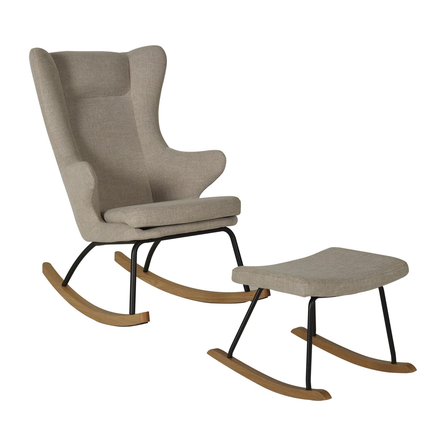 Quax De Luxe Adult Rocking Nursing Chair - Clay