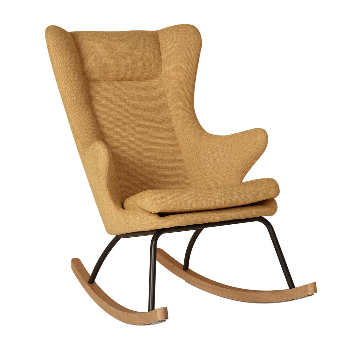 Quax De Luxe Adult Rocking Nursing Chair - Saffron