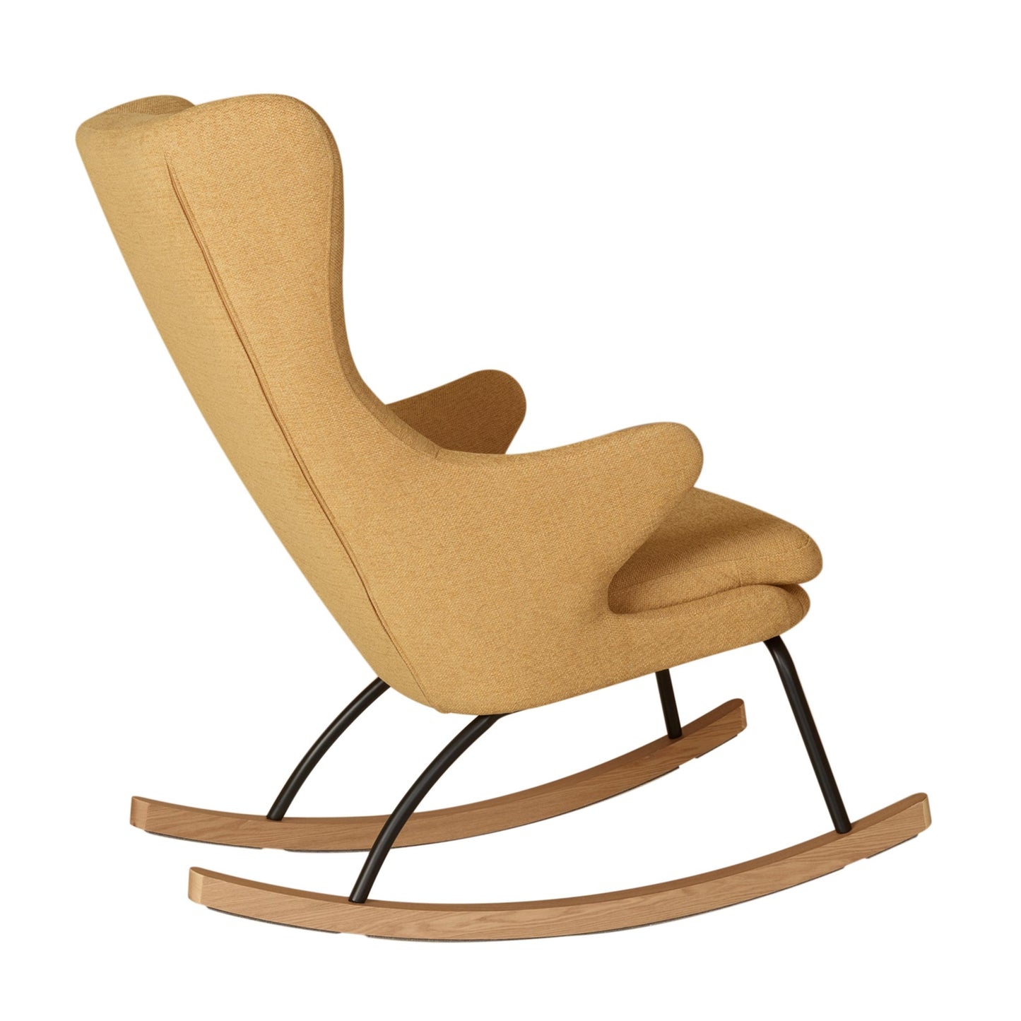 Quax De Luxe Adult Rocking Nursing Chair - Saffron
