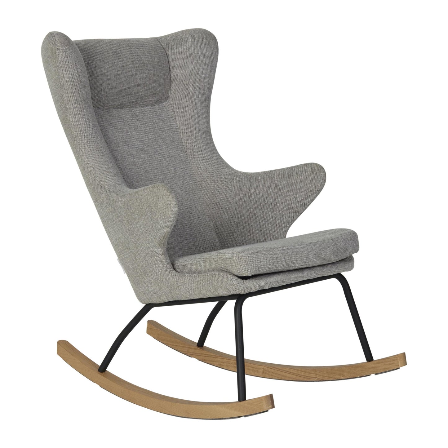 Quax De Luxe Adult Rocking Nursing Chair - Sand Grey