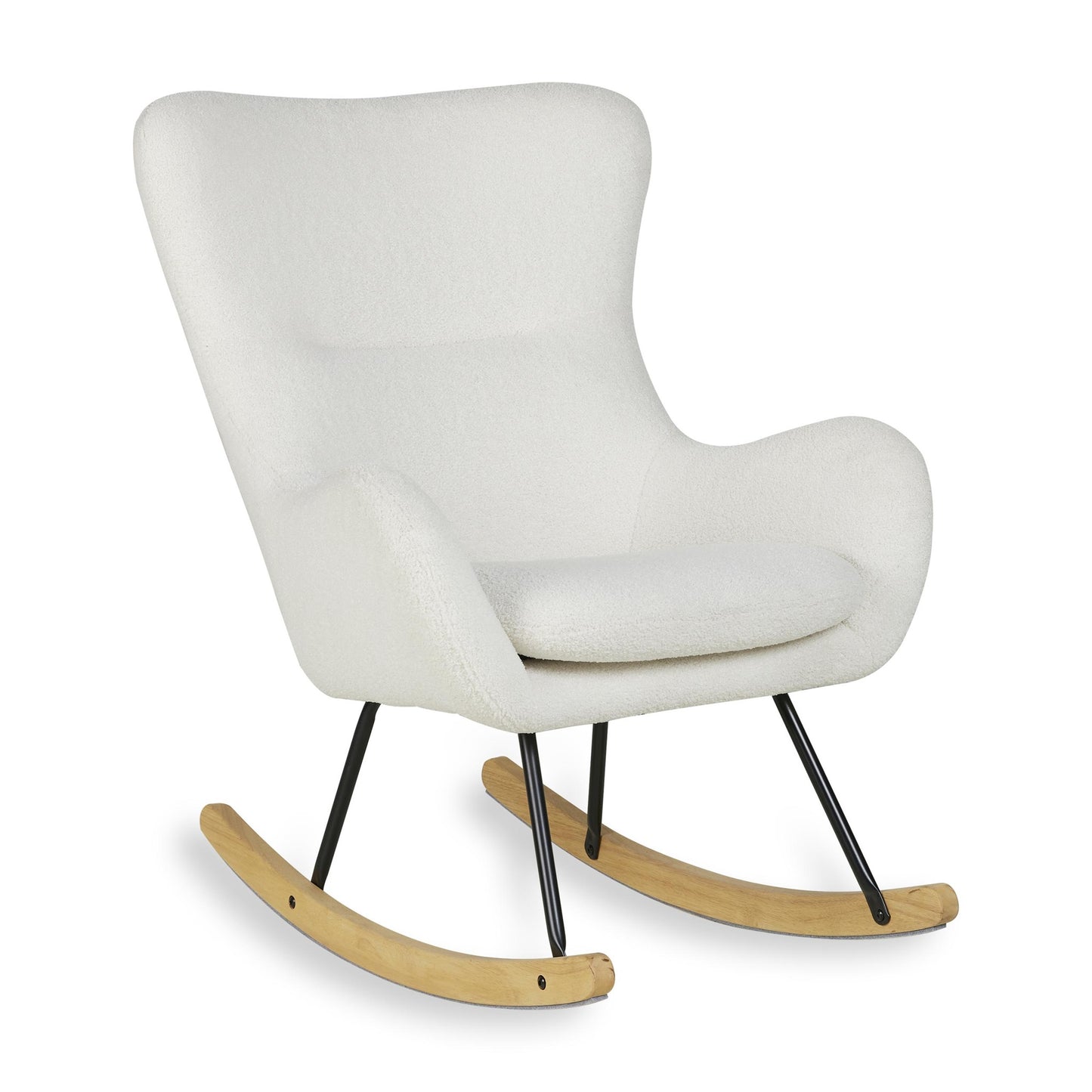 Quax Rocking Nursing Chair Basic - Bouclé/Cream Sheep