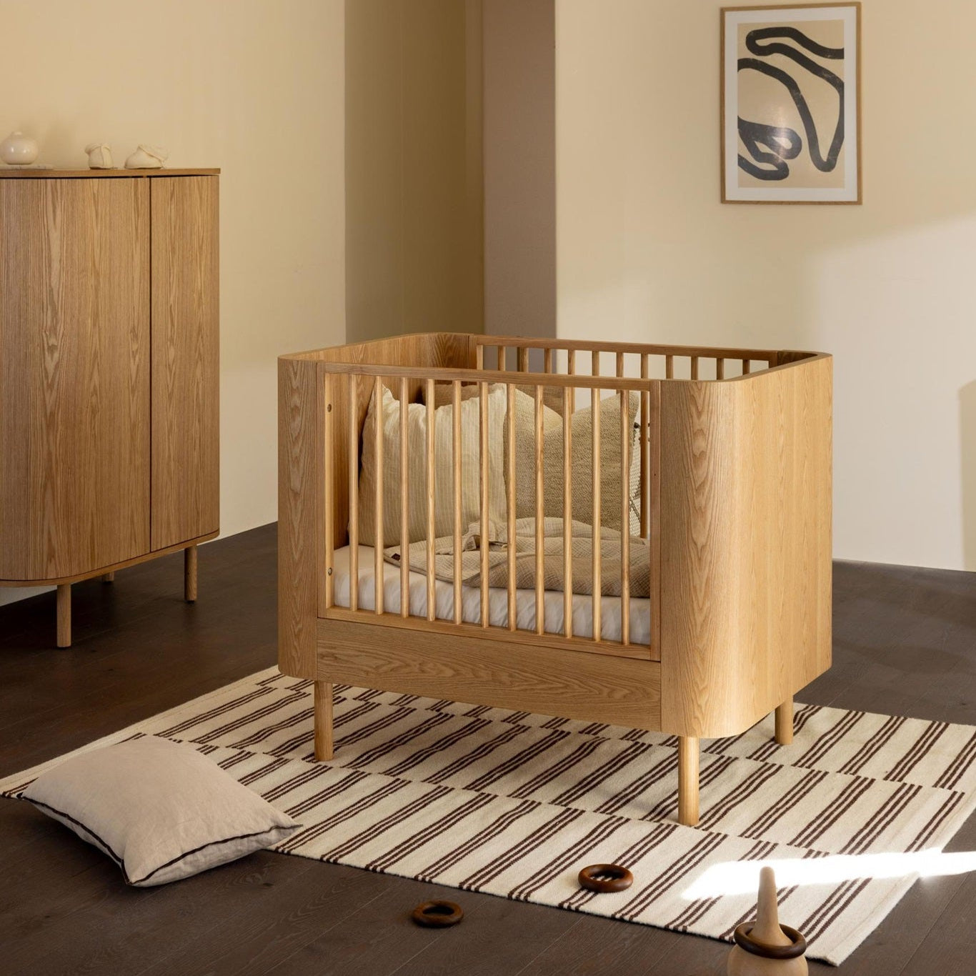Quax Yume Cot - Natural Ash