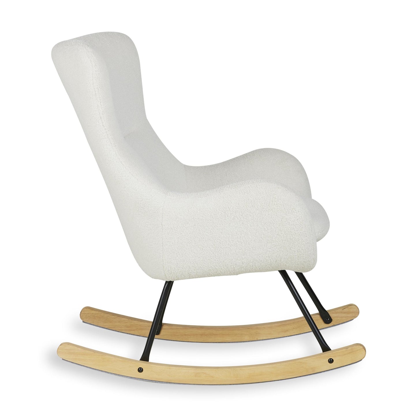 Quax Rocking Nursing Chair Basic - Bouclé/Cream Sheep