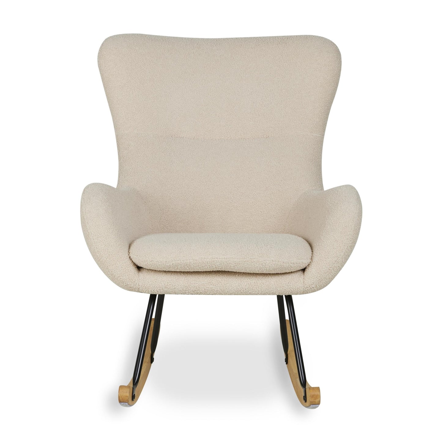 Quax Rocking Nursing Chair Basic - Bouclé/Sheep Beige