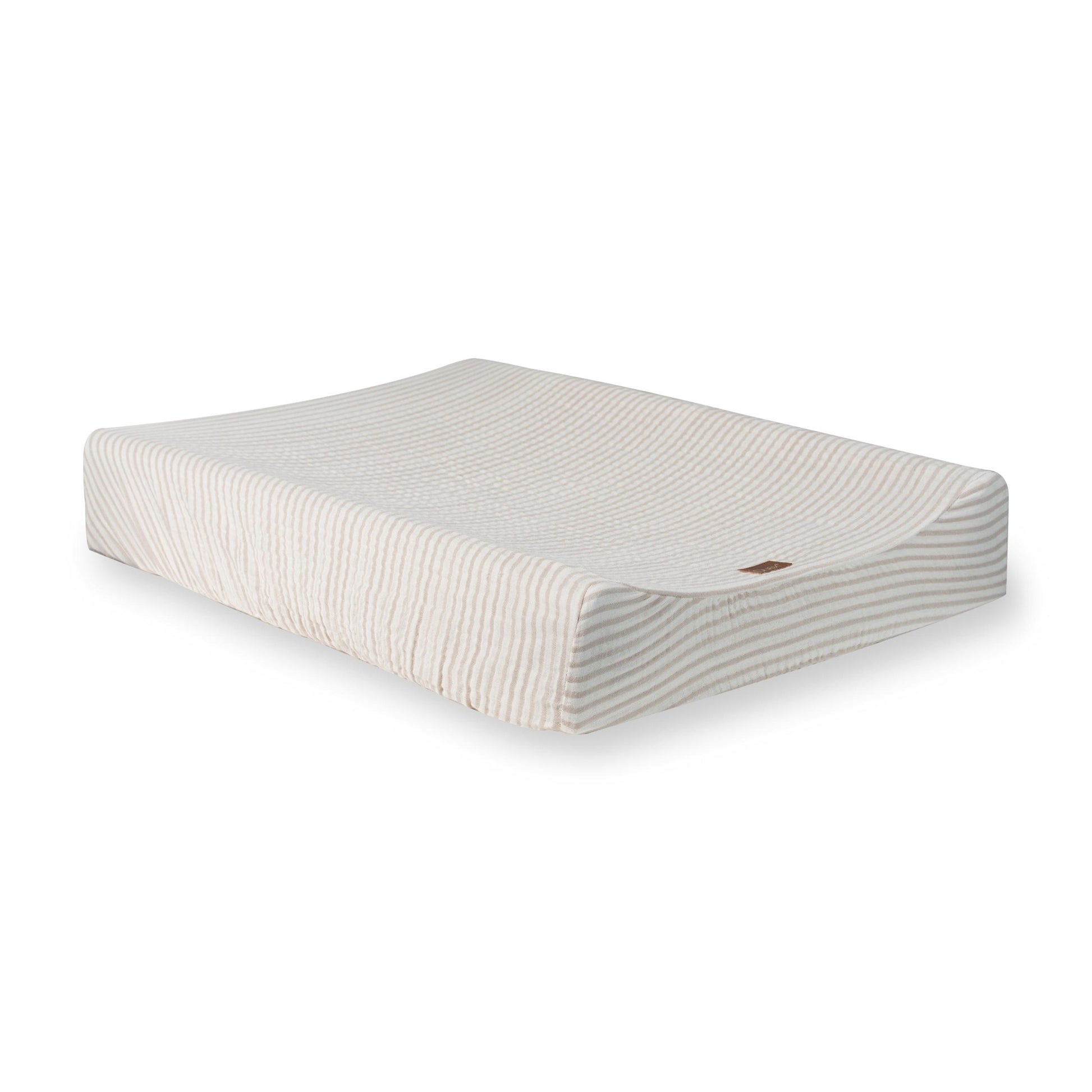 Quax Muslin Changing Mat Cover - Natural Collection - Stripes