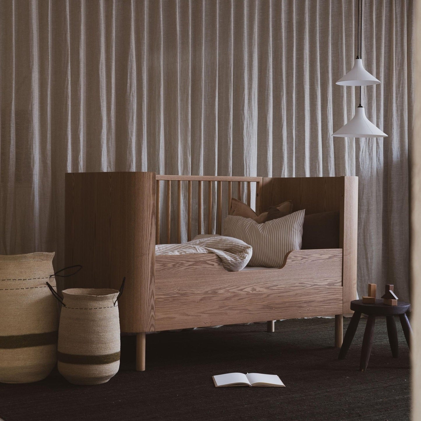 Quax Yume Cot - 140 x 70cm - Natural Ash