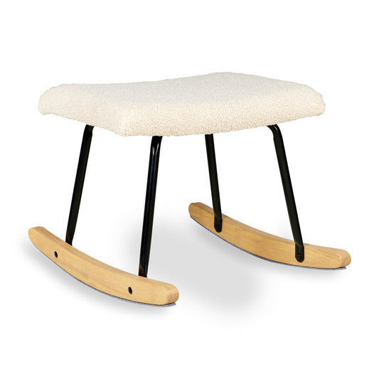 Quax Hocker Rocker Rocking Footstool - Basic/Nordic - Beige Sheep