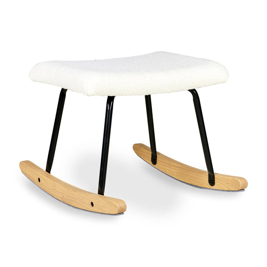Quax Hocker Rocker Rocking Footstool - Basic/Nordic - Cream Sheep