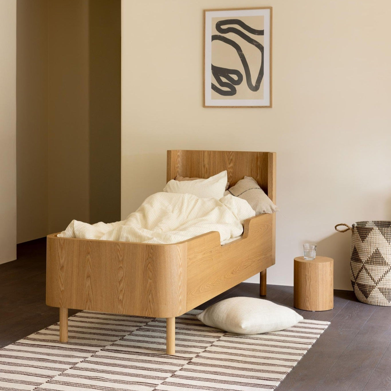 Quax Yume Cot - 140 x 70cm - Natural Ash