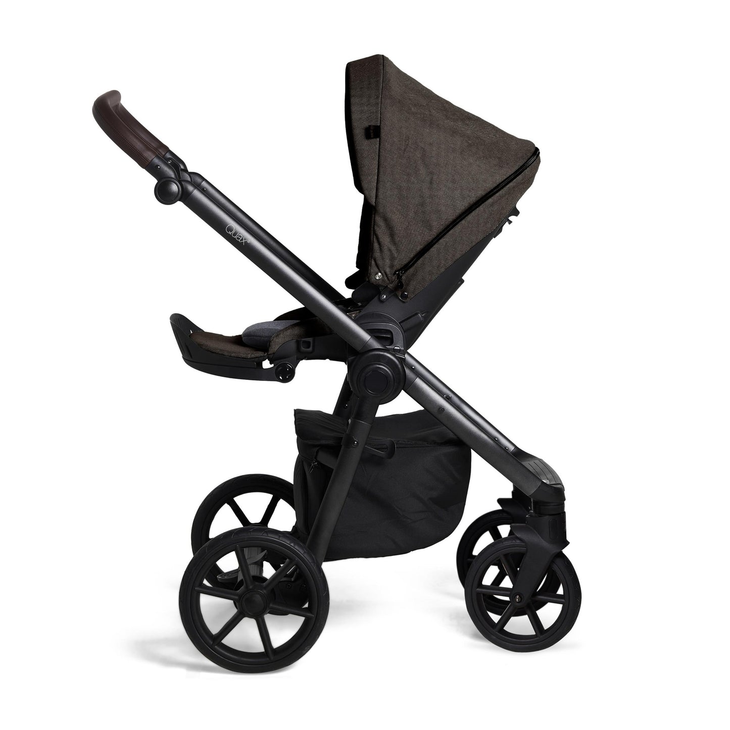 Quax Crooz2 Pram - Chevron Brown